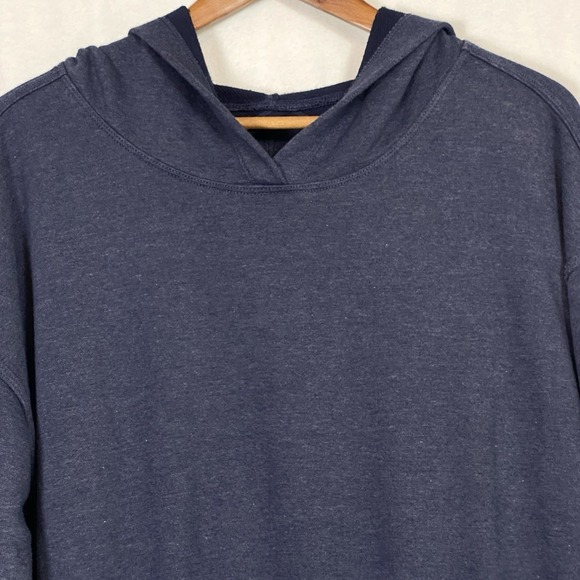 Free People Movement Sz XS TP Romper Hooded Navy Blue Pockets Athleisure Boho FP - Picture 4 of 7